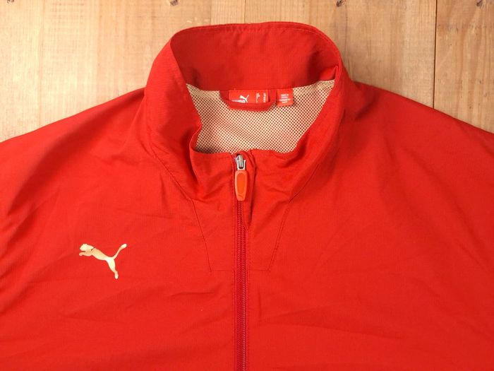 Veste coupe-vent Puma rouge vintage – Homme XL (678) - photo numéro 4