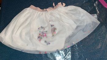 Jupe avec tulle et strass T 4A 98/107cm