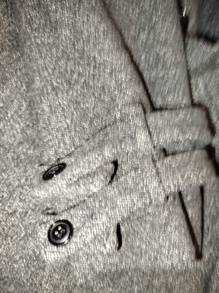 Manteau gris chiné - photo numéro 4