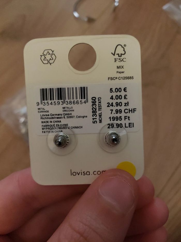 1 paire de boucle d'oreille - photo numéro 3
