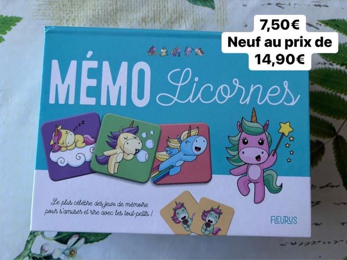 Mémo licorne - photo numéro 3