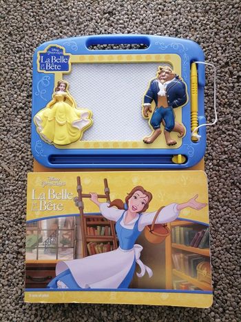 Livre ardoise belle et la bête