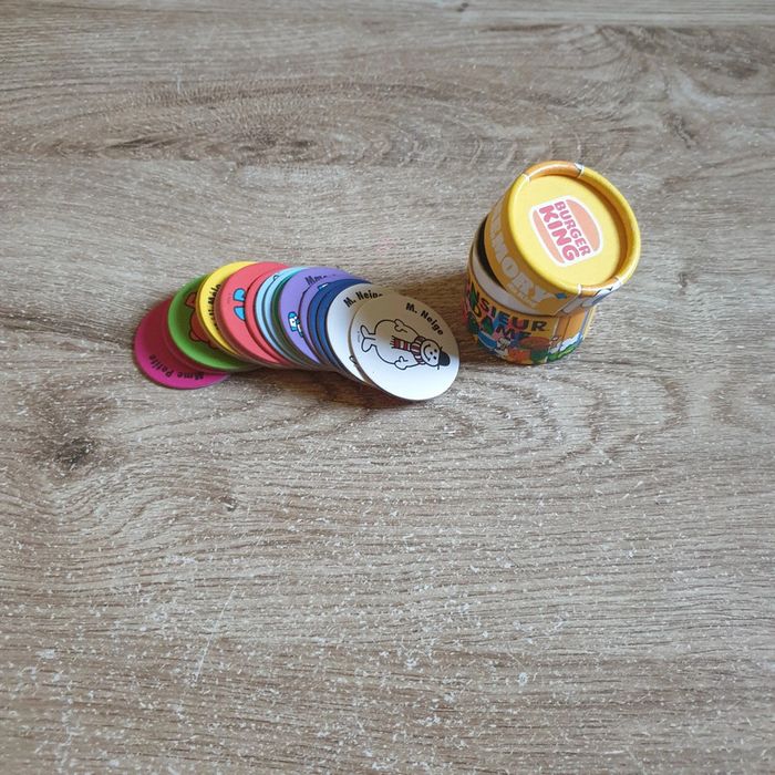 ⭐ Jeux de mémory Monsieur Madame n°4/10 Burger King #emyfleury_jeuxvoyages - photo numéro 2