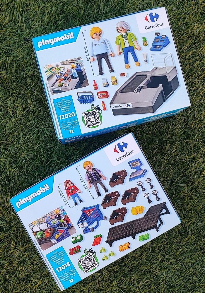Lot de 2 coffrets Playmobil édition limitée Carrefour neufs sous emballage jamais ouverts. - photo numéro 2