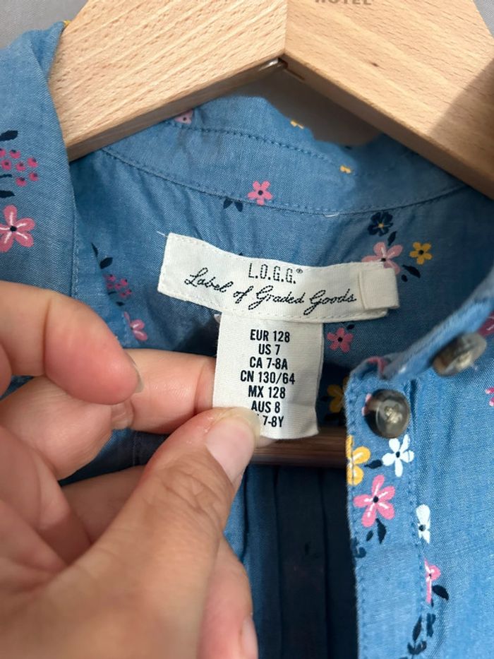 Robe effet jean légère 7-8 ans - photo numéro 2