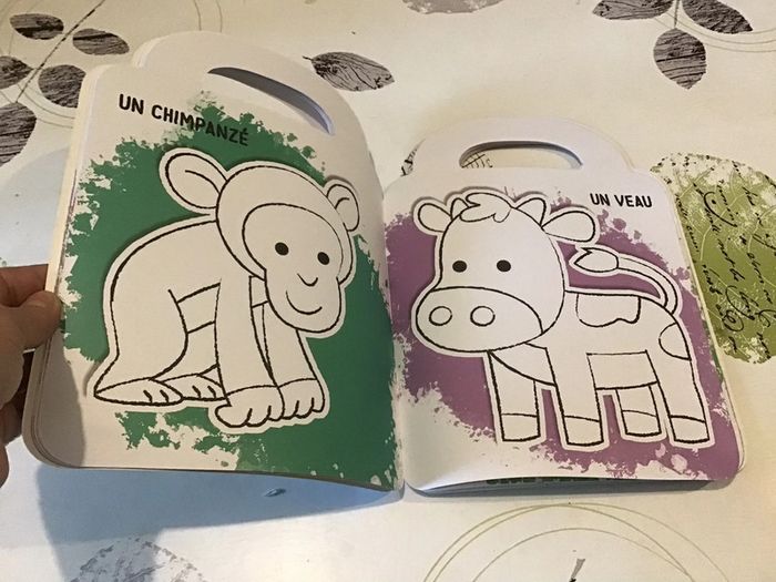 Livre coloriage Splash color ,les animaux - photo numéro 3