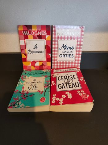 Lot de 4 Livre de Aurélie Valognes 