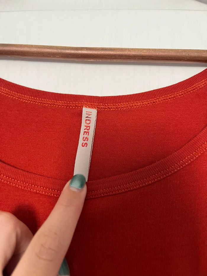 Robe rouge Indress – Taille 2 - photo numéro 7