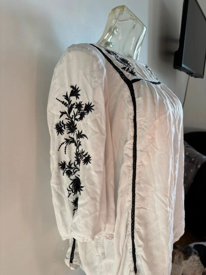 Blouse grain de malice 42 blanc et noir - photo numéro 5