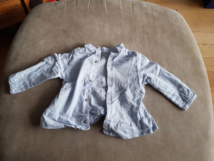 t-shirt m. longues sergent major 9 mois tbe - photo numéro 2