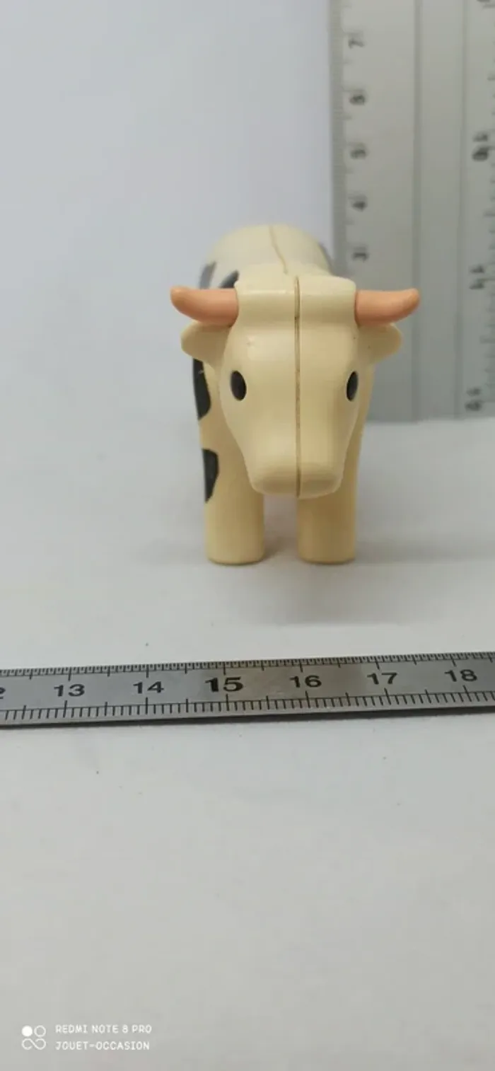 Vache noire et blanche playmobil 123 - photo numéro 7