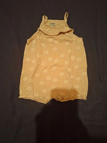 Combi bébé fleurs