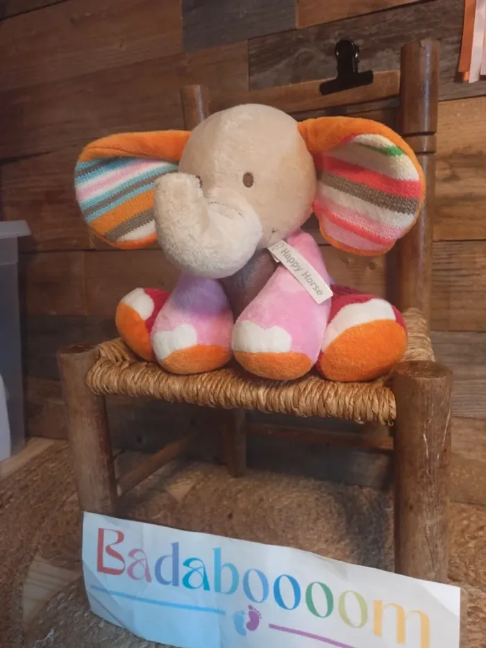 Peluche éléphant Happy horse tbe - photo numéro 2