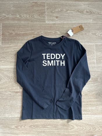 T-shirt à manches longues bleu marine Teddy Smith 12ans