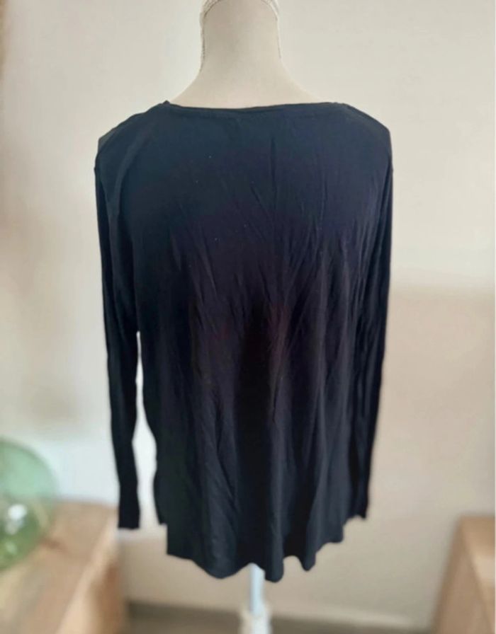 Blouse noire fluide Salsa taille 40 L - photo numéro 5