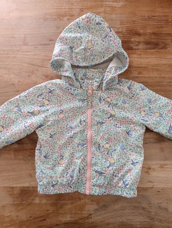Veste légère fleurie 