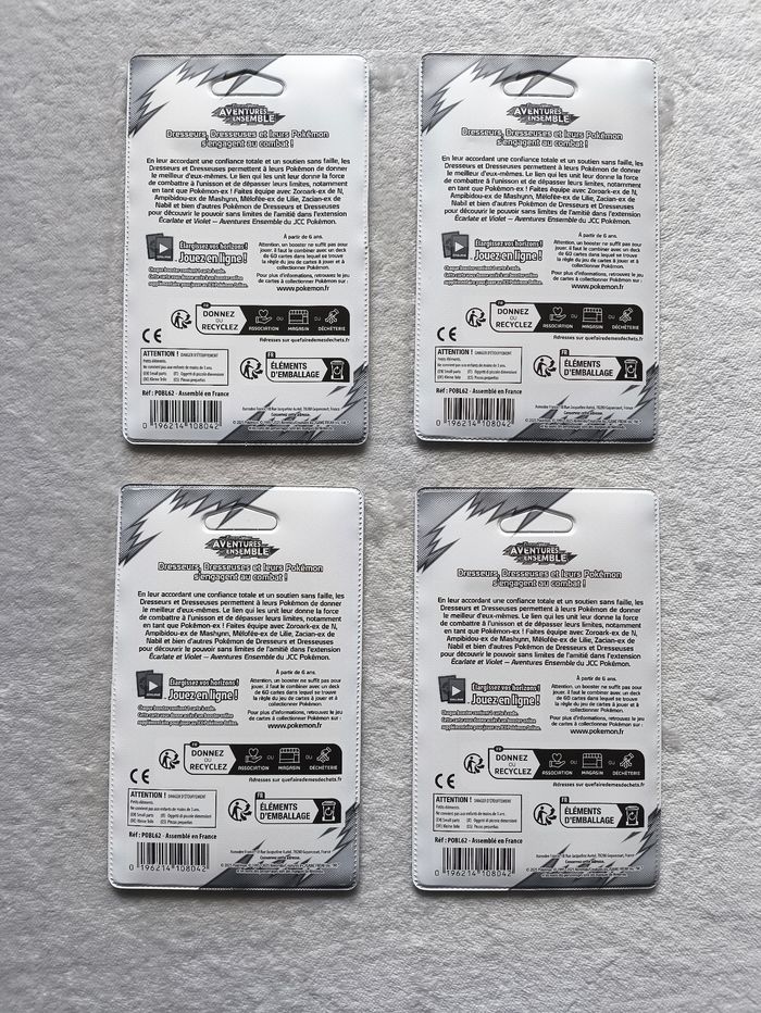 ArtSet Blister Plastique EV09 Fr - Pokémon Aventures Ensemble EV9 Neuf - photo numéro 3