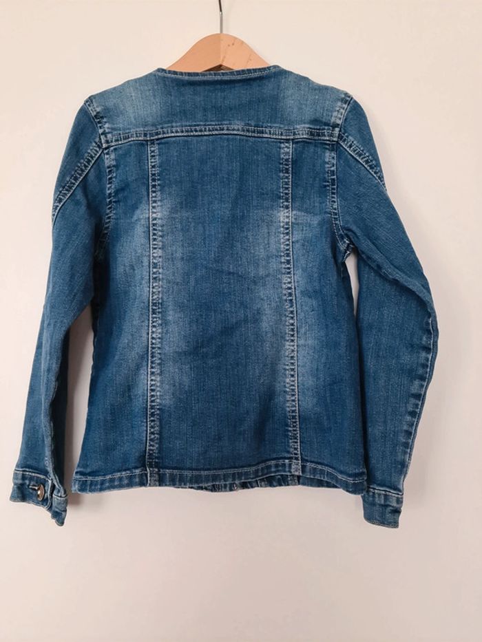 Veste en jean fille 8 ans 3 pommes - photo numéro 2