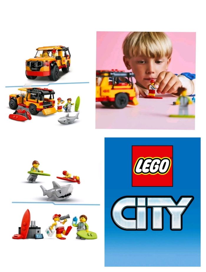 Lego city le véhicule de secours de la plage - photo numéro 2