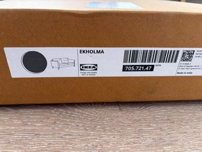 IKEA Ekholma Housse canapé 2 places Hakebo gris foncé neuf emballé - photo numéro 4