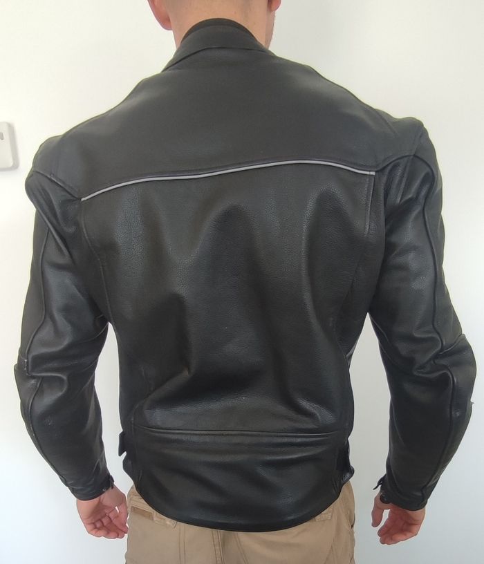 🏍️ Blouson de moto 100% cuir marque Bering vendu avec sa doublure thermique - homme, taille M - excellent état - photo numéro 7