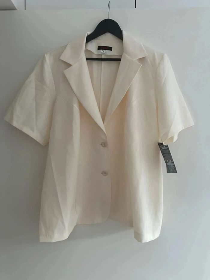 Blazer blanche pour femme T46 - photo numéro 2