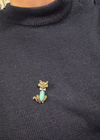 Broche chat
