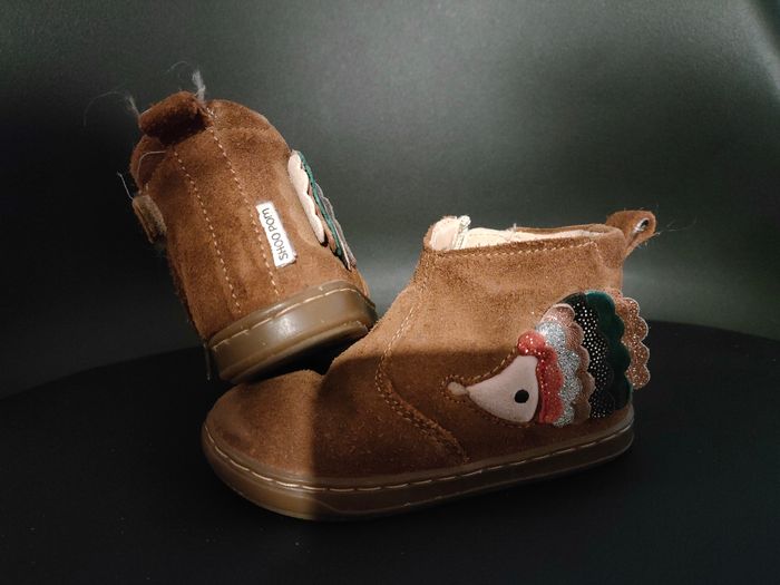 Bottine marron " shoo pom"  taille 22 - photo numéro 2