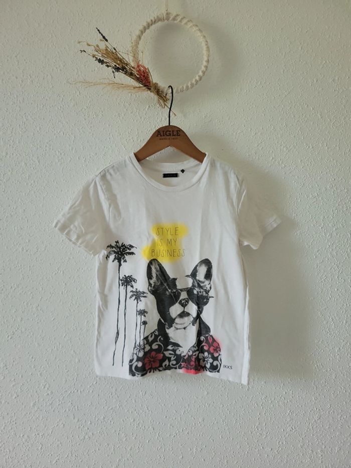 Tee-shirt garçon 👦 IKKS bouledogue