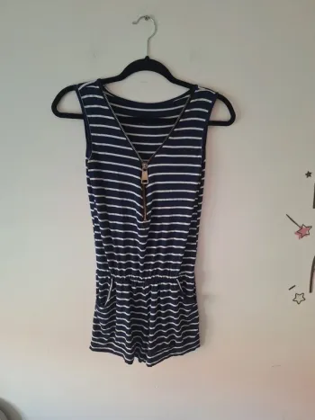 Combishort rayé