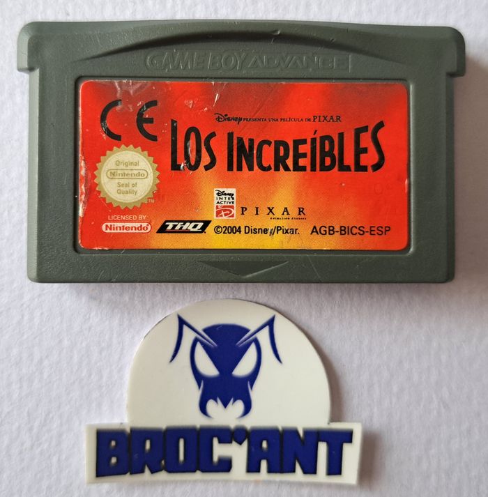 Disney Pixar Los Increibles ESP Nintendo Gameboy Advance GBA - photo numéro 10