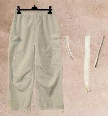 Baggy blanc femme T38