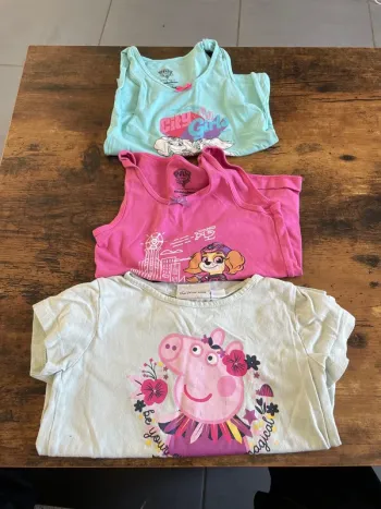 Lot de 3 tee-shirts fille 3 ans