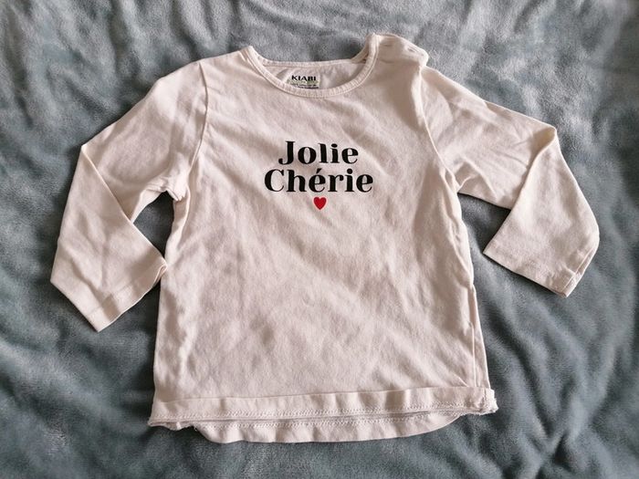 Lot 4 t-shirt 18 mois kiabi