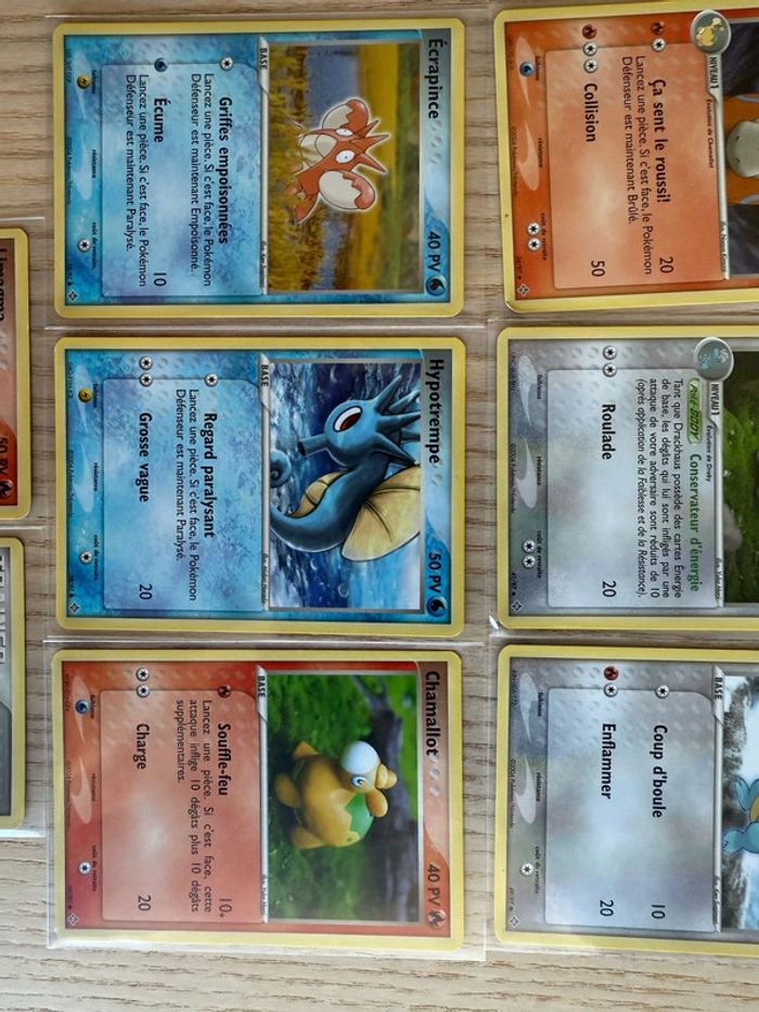 Lot de 8 cartes Pokémon EX Dragon FR - photo numéro 4