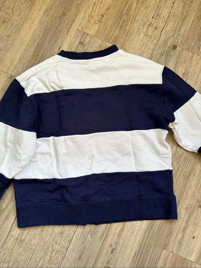 Sweat pull rayé bleu Berlin Zara 11/12 ans garçon - photo numéro 7