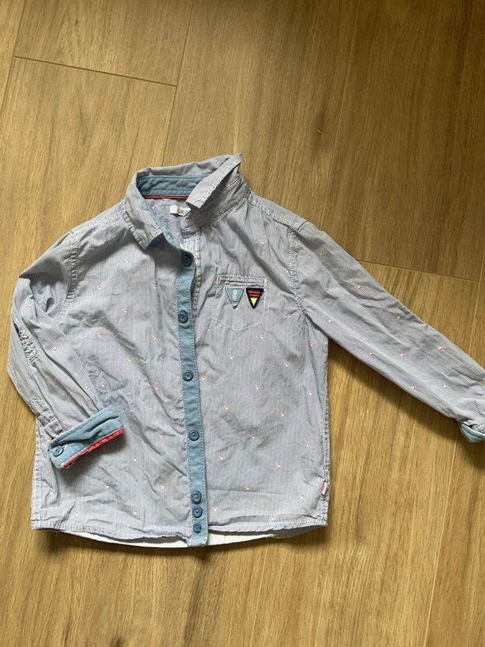 Chemise bleu 3 ans