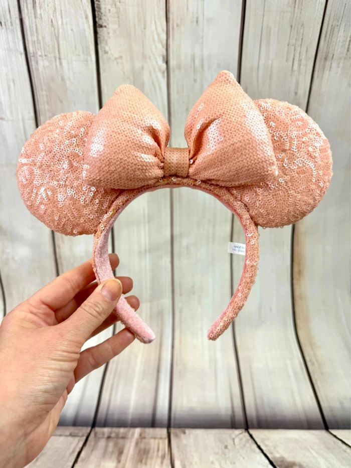 Ears serre-tête Disney oreilles de Minnie rose Tokyo Disneyland