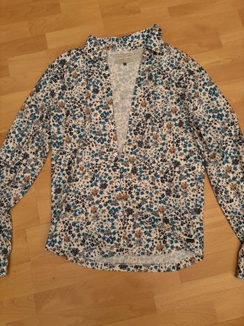 Chemise homme à fleurs