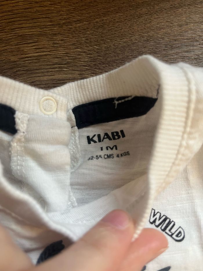 Lot de 3 tee shirt manches courtes garçon 1 mois - photo numéro 3