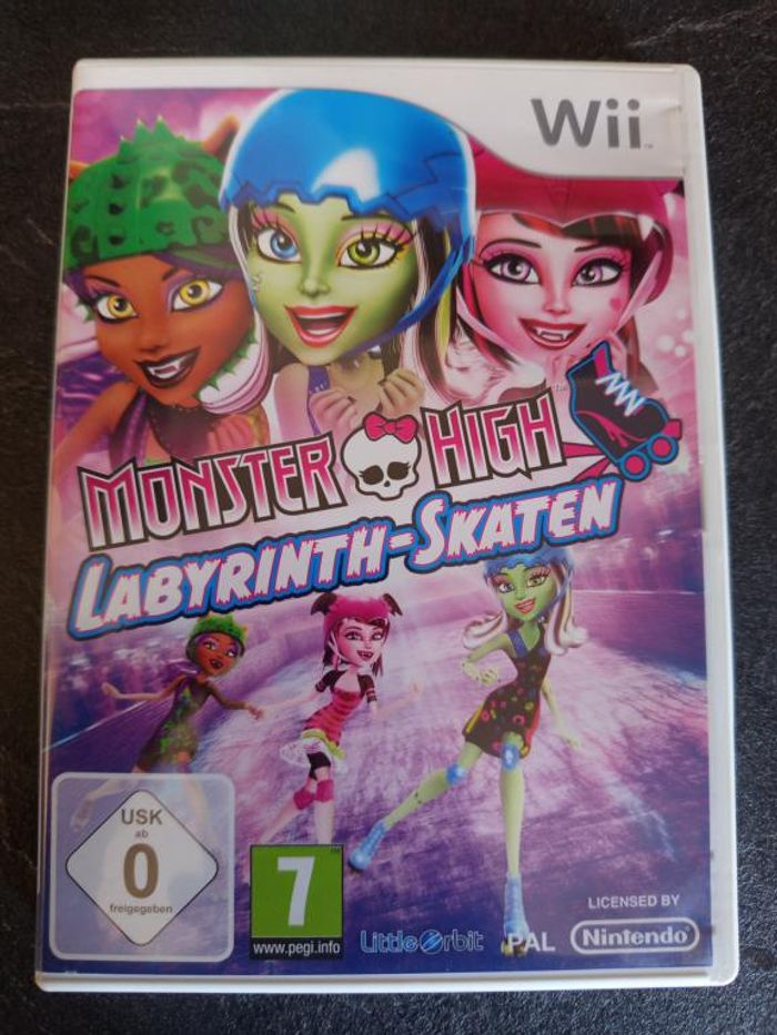 Nintendo - Wii - Monster High - Patinage au labyrinthe