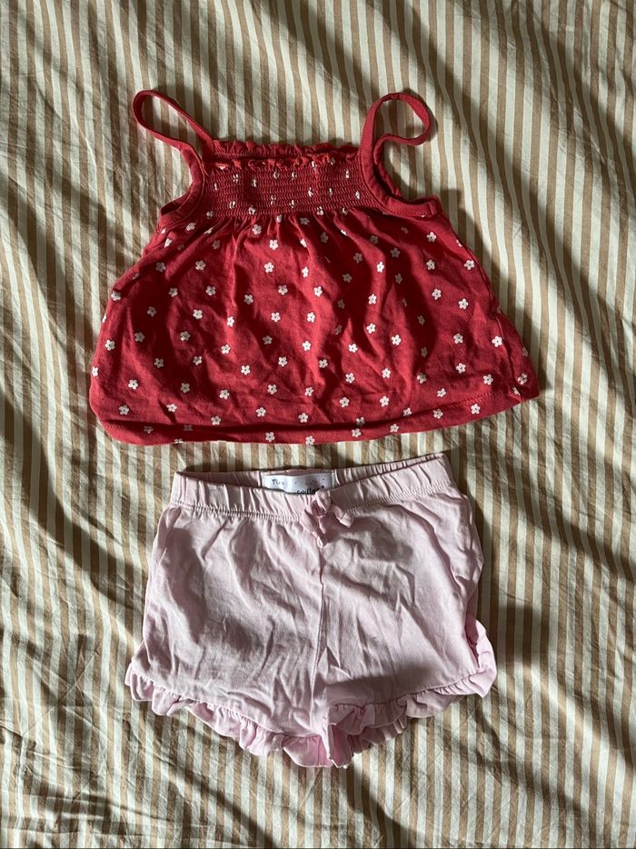 Ensemble léger été bébé fille 6 mois