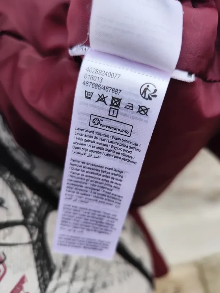 Doudoune femme Gémo bordeaux taille L - photo numéro 6