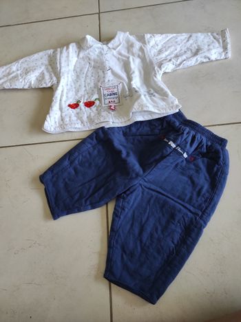 Ensemble pantalon haut 6 mois Marèse