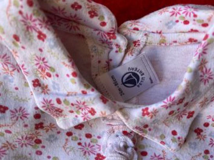 de 2 pyjamas avec pied Petit Bateau - photo numéro 3
