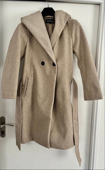 Jennyfer - manteau long beige avec ceinture femme XS