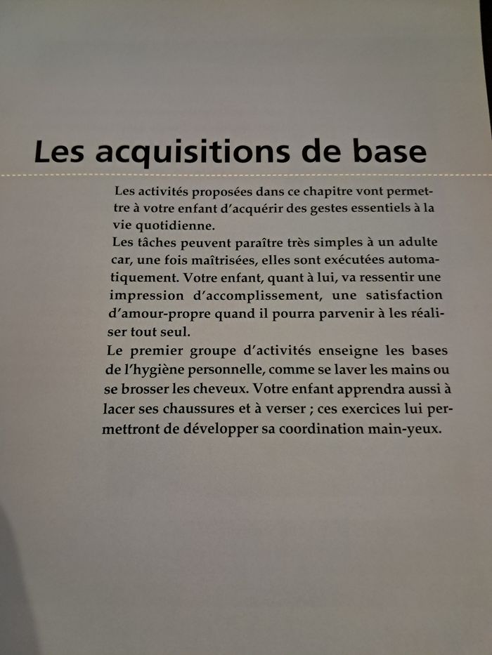 Livre Activités pour accompagner le développement de votre enfant - photo numéro 3
