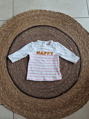 Joli tee-shirt manches longues Orchestra taille 3 mois