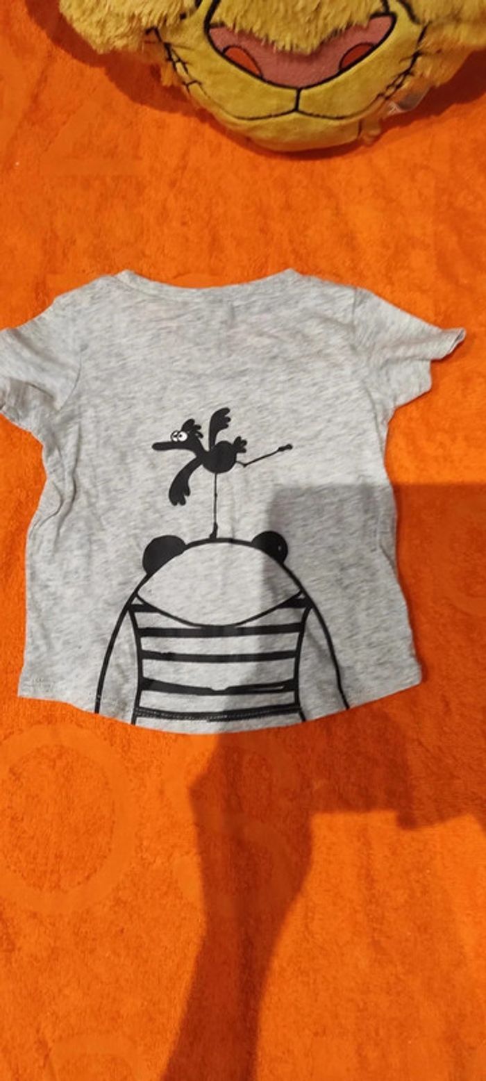 Tee-shirt manches courtes 12 mois 74 cm Neuf - photo numéro 3