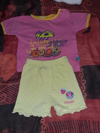 Ensemble tee-shirt /short 3mois